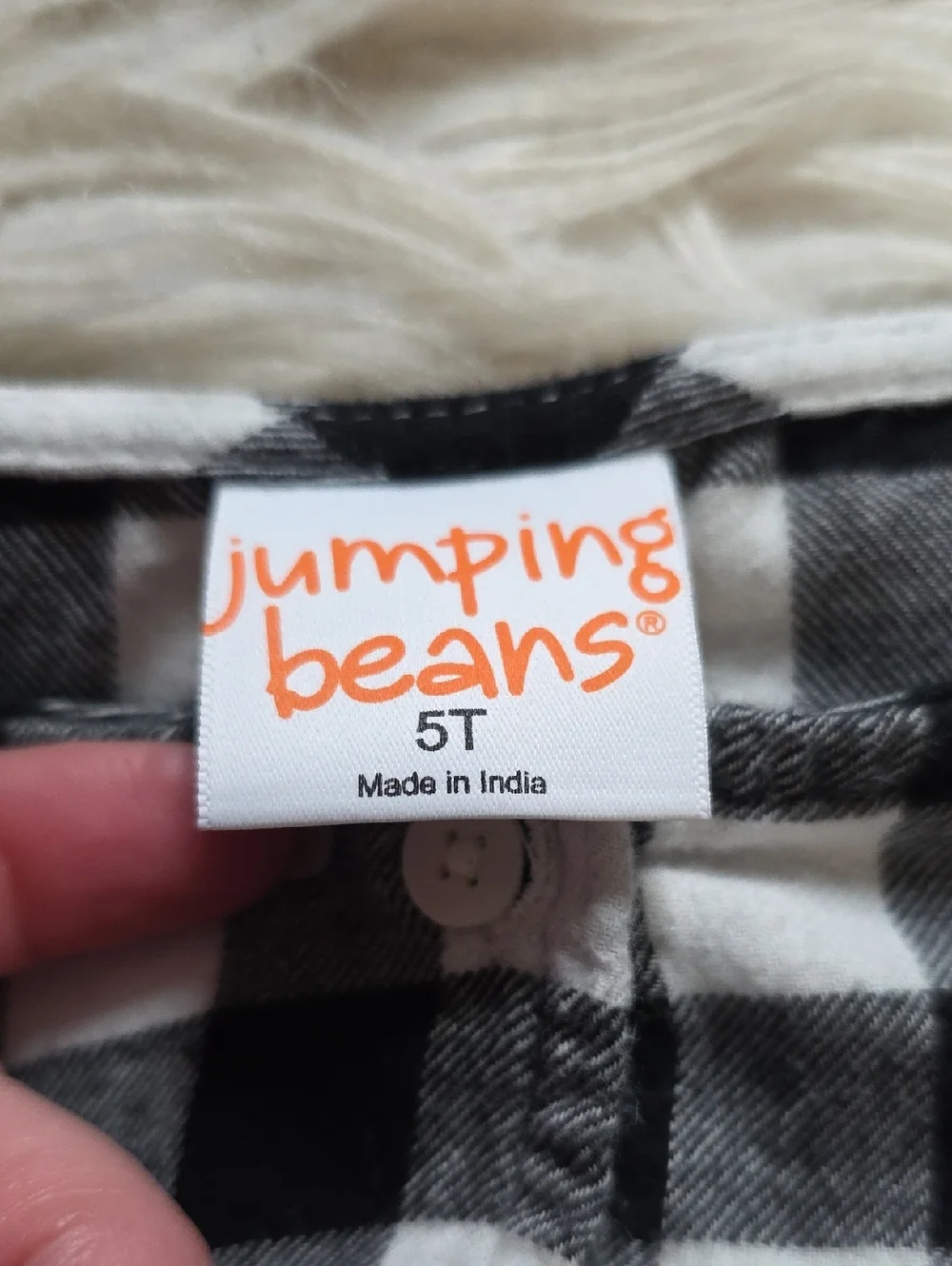 Jumping Beans Flannel Dress- 5T